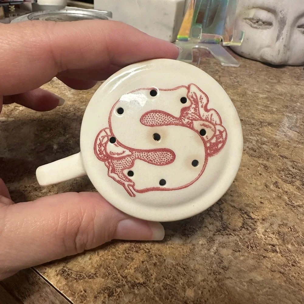 Royal China Memory Lane Ironstone Transferware Tiny Tea Cup Salt Shaker